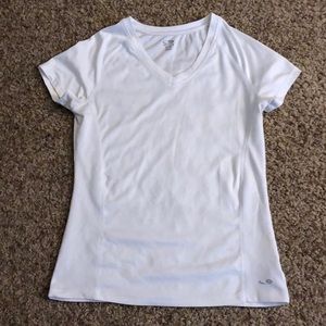 white work out top